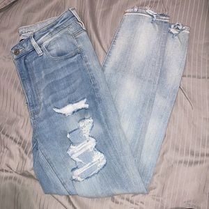 American Eagle Super High Rise Jegging crop